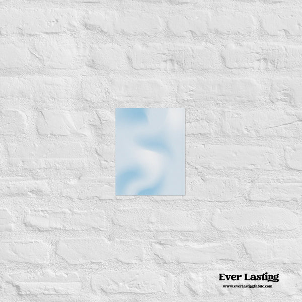 “Blue Mist” – Cloud-Inspired Abstract Wall Art