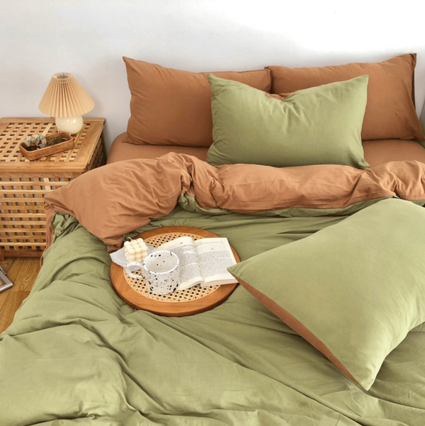 Duo Bed Sheet / Pistachio (Final Sale)
