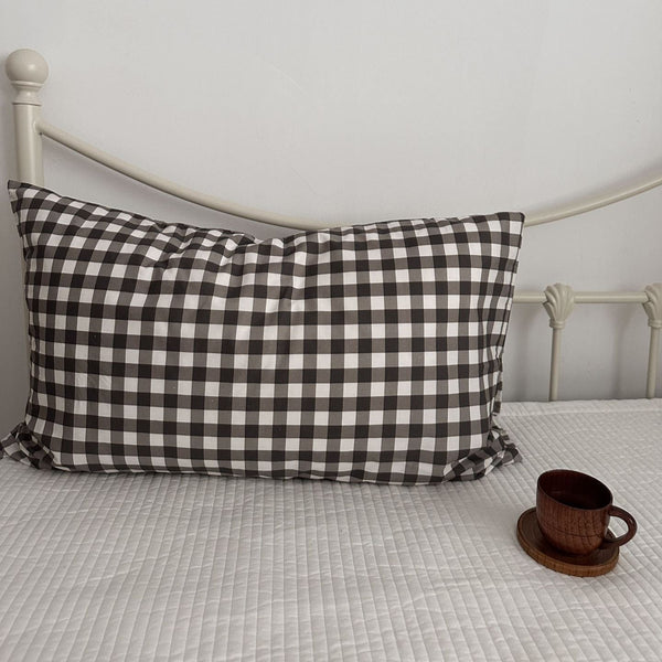 Ella Pure Cotton Pillowcases / Gingham