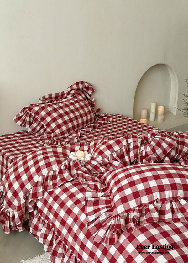 Hattie Gingham Ruffle Bedding Bundle