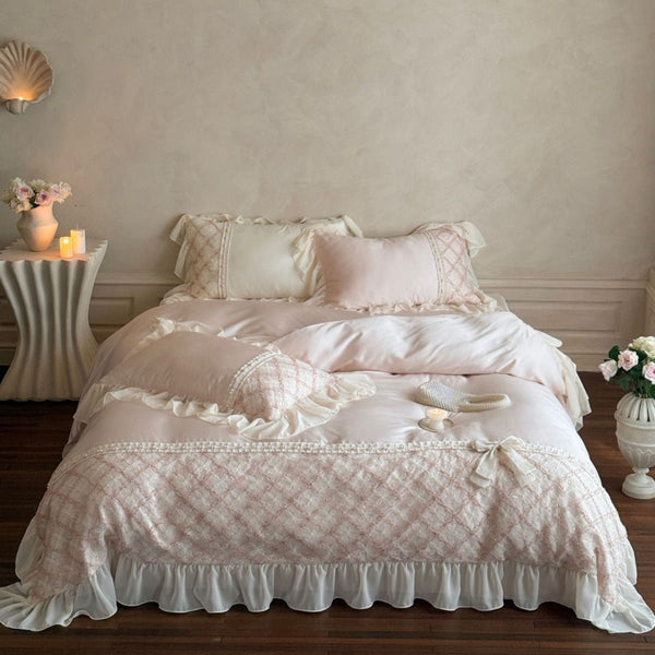 Haute Pearl TENCEL™ Bedding Set / White Romance