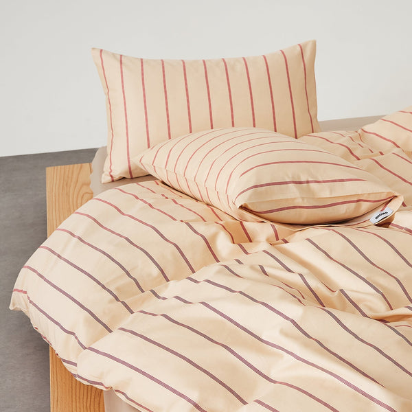Henry Striped Pillowcases / Brown