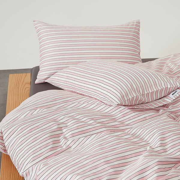 Henry Striped Pillowcases / Pink