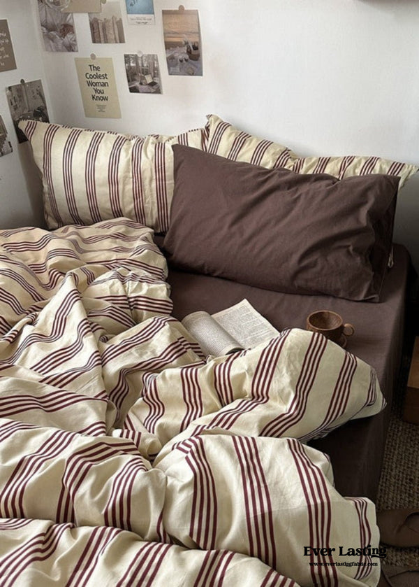 Liam Striped Bedding Set / Blue