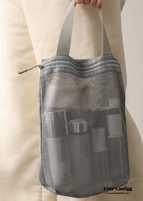 Portable Mesh Shower Caddy – Toiletries Organizer Bag for Gym, College, or Camping