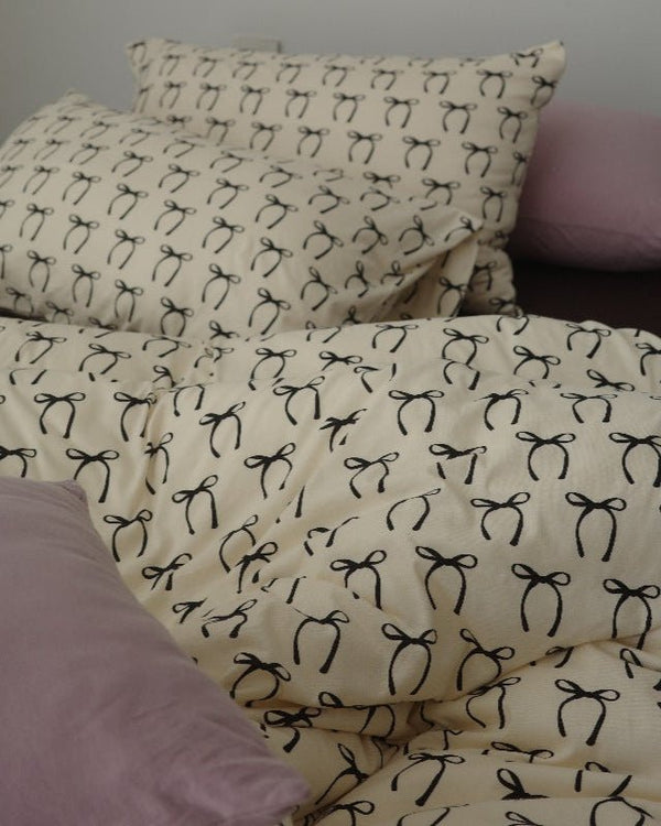 Rosemary Vintage Brown Bow Bedding Bundle